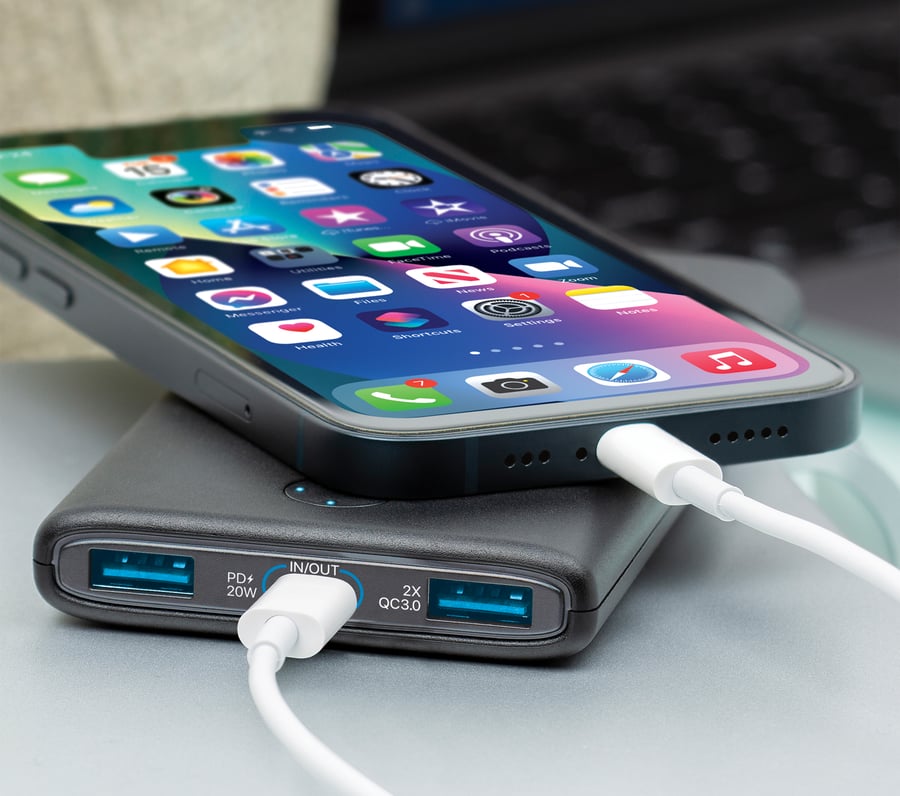 10k 20w usb-c bärbar powerbankladdare