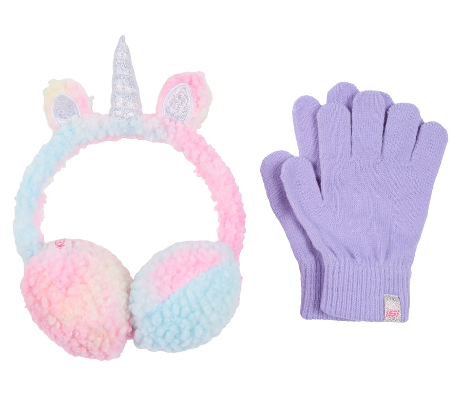 tie dye enhörnings Öronkåpor och handskar set