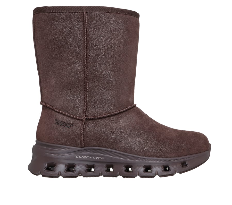 skechers slip-ins glide-step pro boot - cozy mid