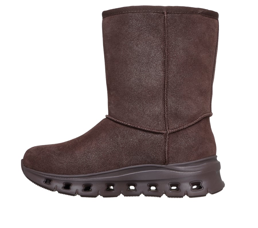 skechers slip-ins glide-step pro boot - cozy mid