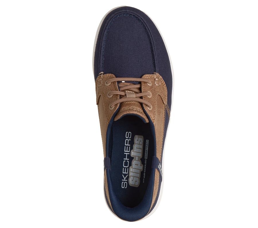 skechers slip-ins on-the-go flex radiant - sandfärgad