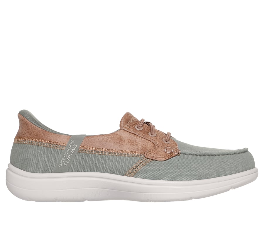 skechers slip-ins on-the-go flex radiant - sandfärgad