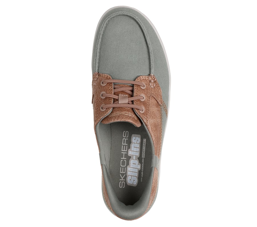 skechers slip-ins on-the-go flex radiant - sandfärgad