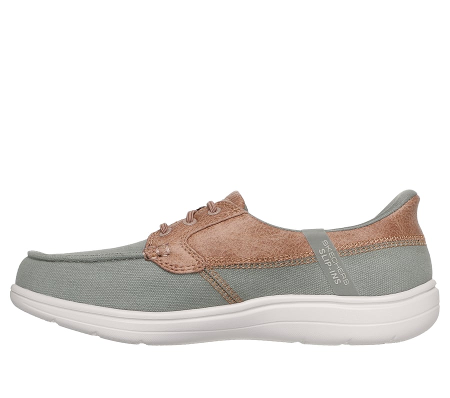 skechers slip-ins on-the-go flex radiant - sandfärgad