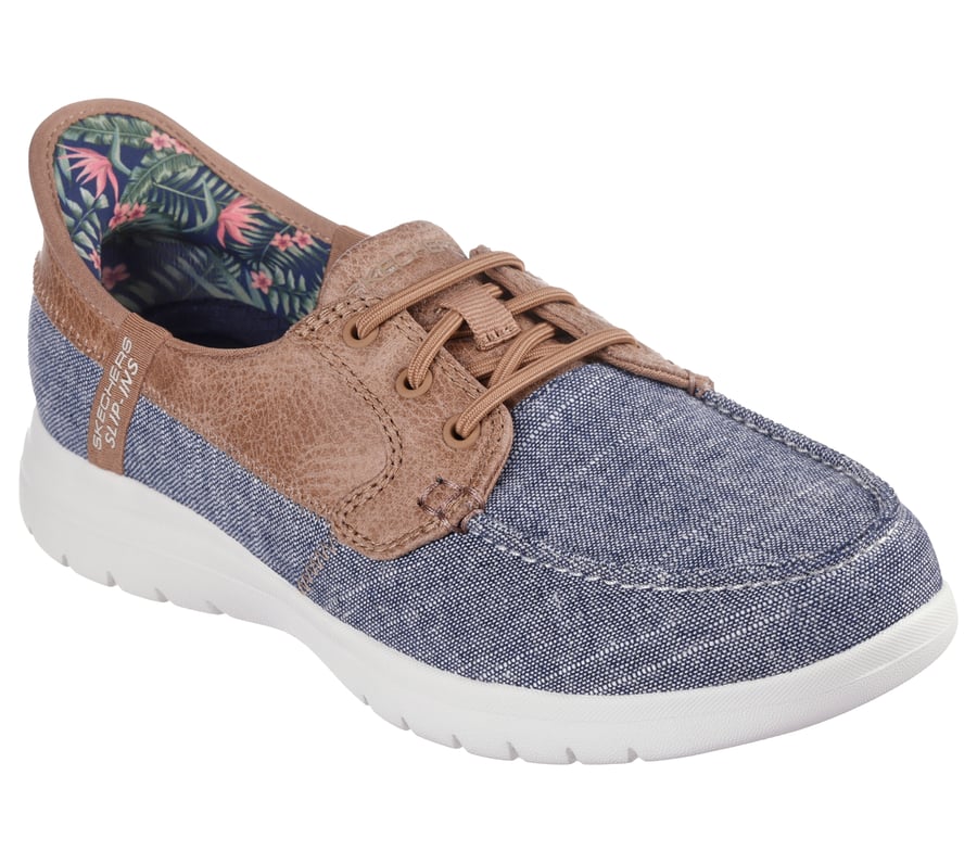 skechers slip-ins on-the-go - coastal sky