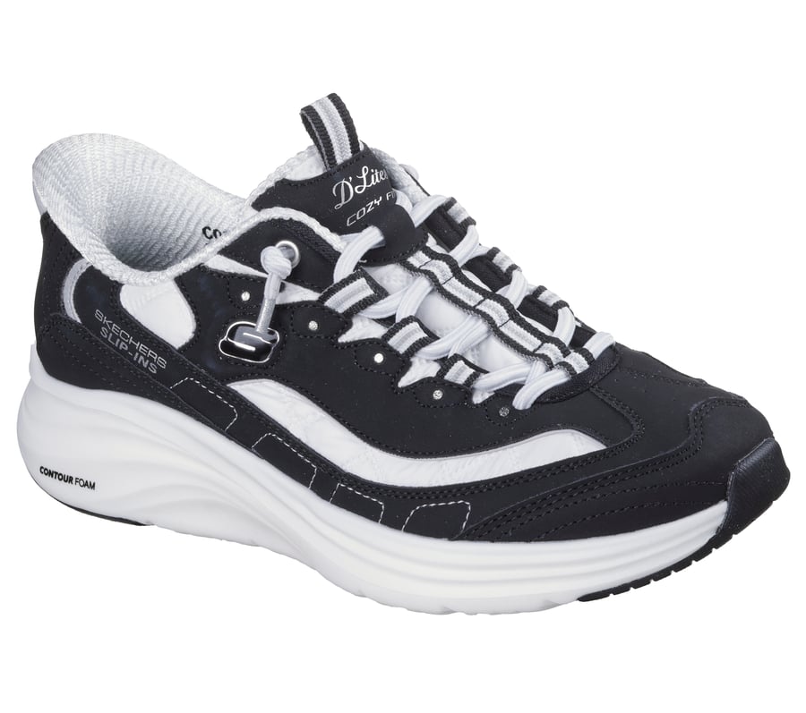 skechers slip-ins contour foam - mysig passform söt nostalgi
