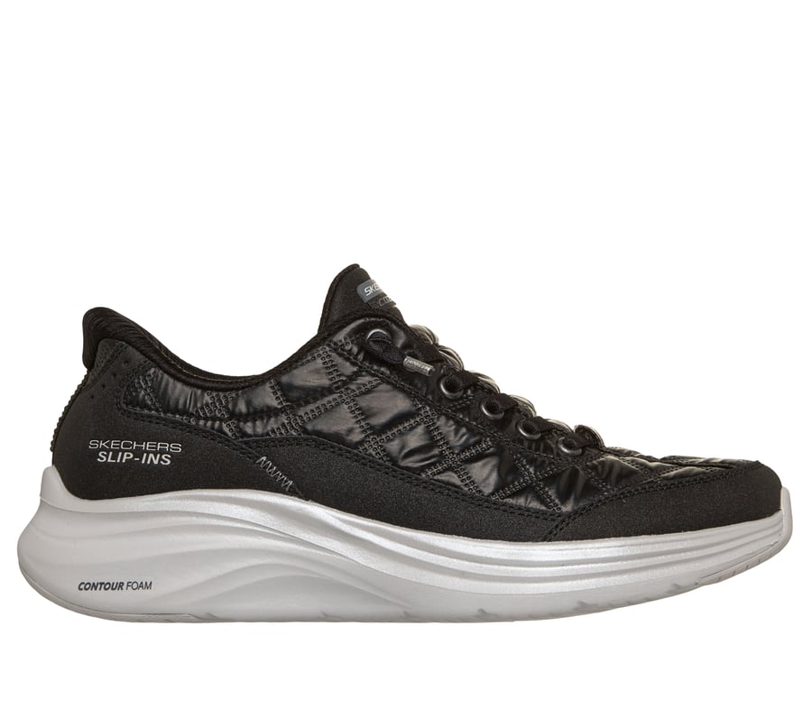 skechers slip-ins contour foam - cozy fit glitter gem