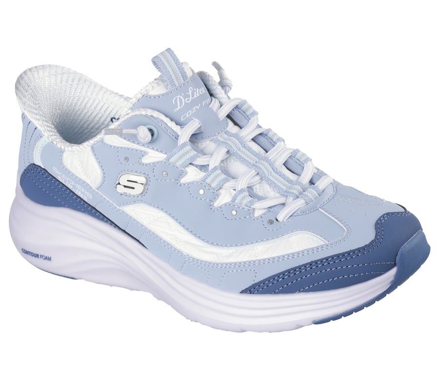 skechers slip-ins contour foam - mysig passform söt nostalgi