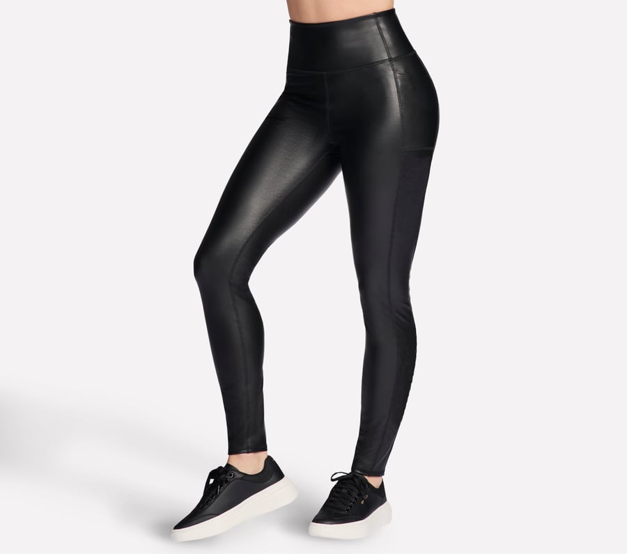 go walk snygga leggings med hög midja och hel längd