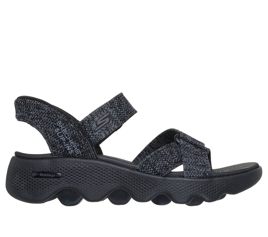 skechers slip-ins go walk massage fit sandal - ljunggrå