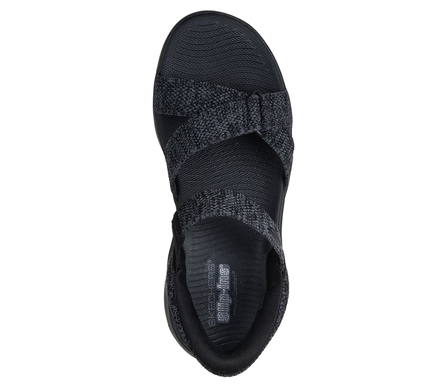skechers slip-ins go walk massage fit sandal - ljunggrå
