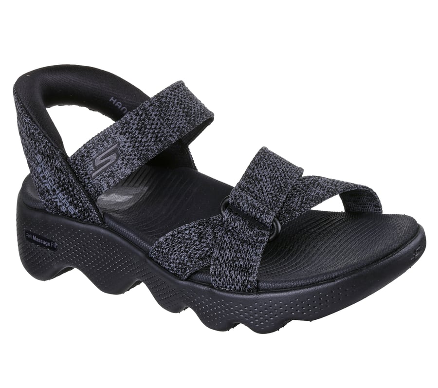 skechers slip-ins go walk massage fit sandal - ljunggrå