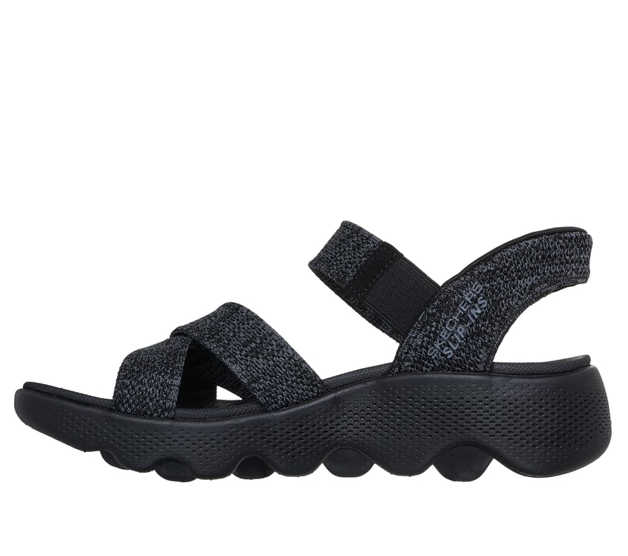 skechers slip-ins go walk massage fit sandal - ljunggrå