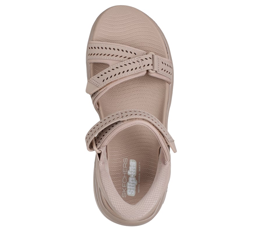 skechers slip-ins go walk arch fit 2.0 sandal - candace