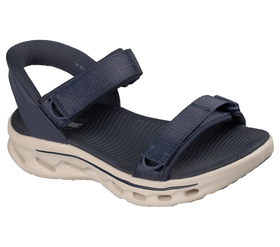 skechers slip-ins go walk glide-step 2.0 sandal - charlie