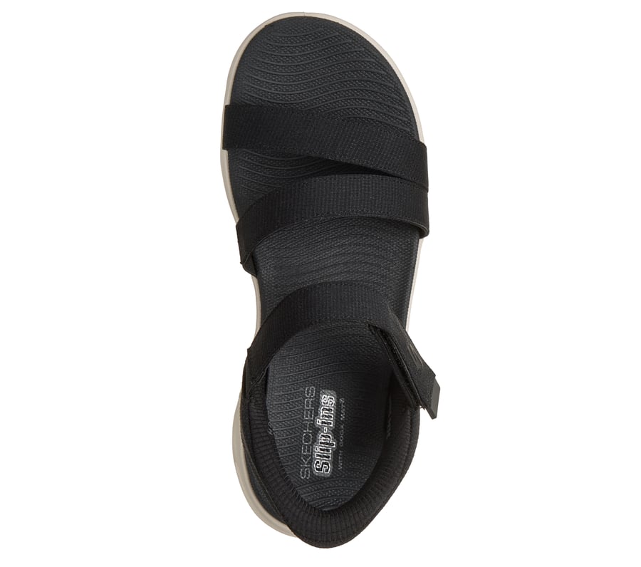 skechers slip-ins go walk glide-step 2.0 sandal - ella