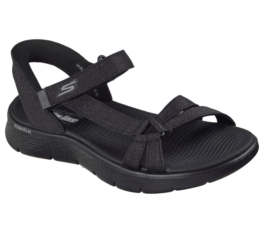 skechers slip-ins go walk flex sandal - illuminate