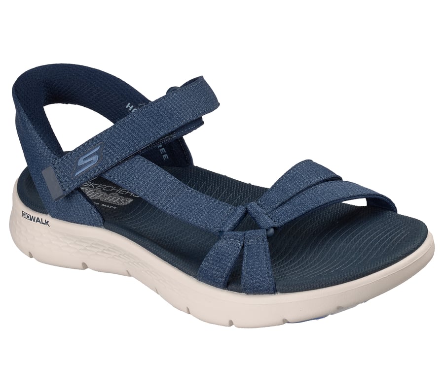 skechers slip-ins go walk flex sandal - illuminate