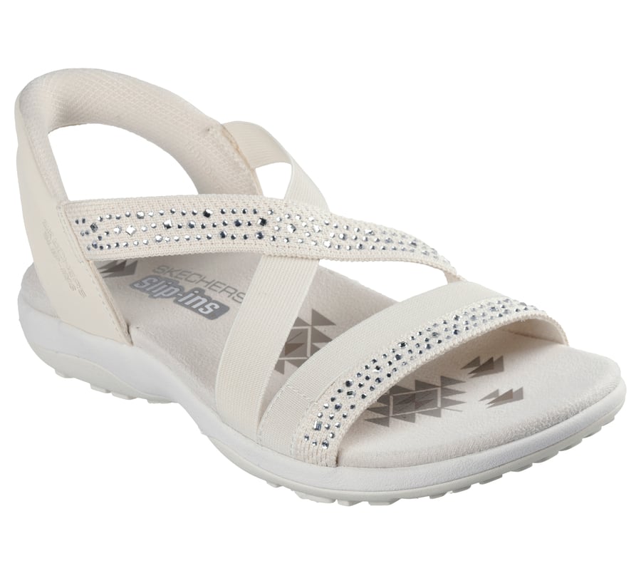 skechers slip-ins reggae slim - sommarglitter