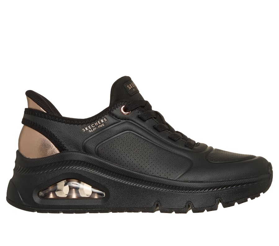 skechers slip-ins premium läder uno icon - luxe air