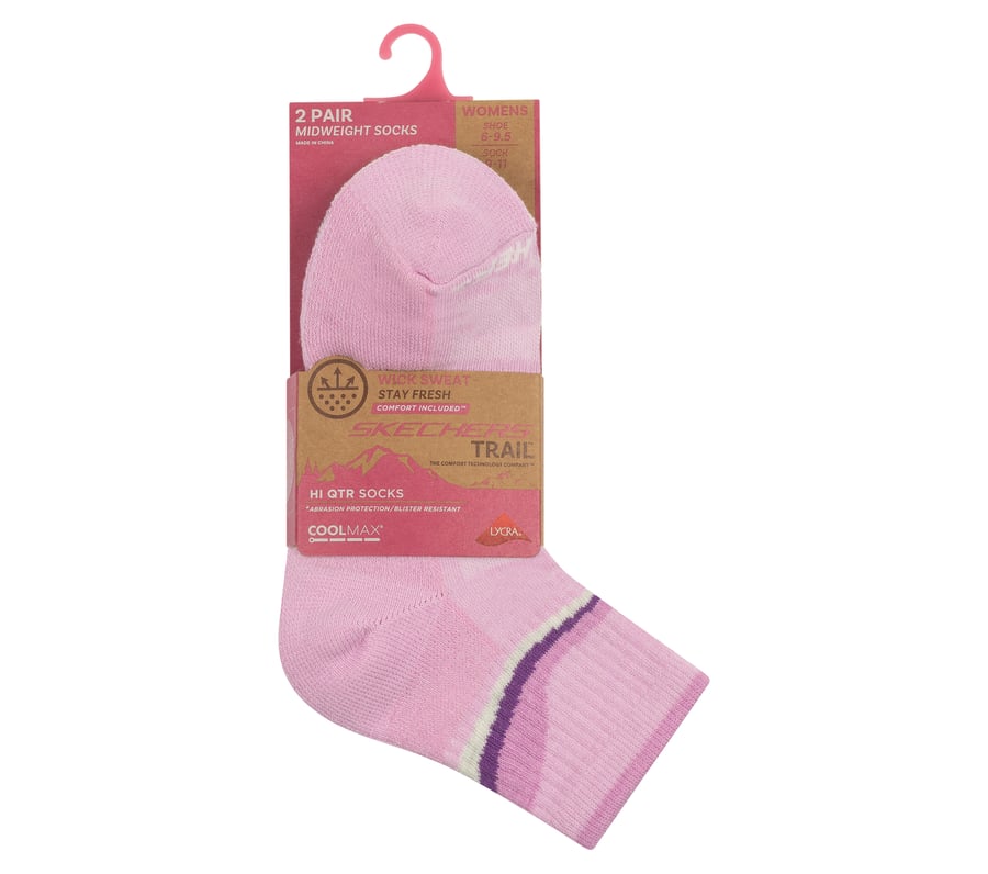 2-pack dam-terrängstrumpor