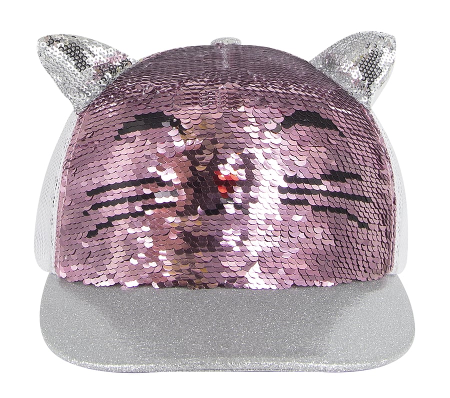 skechers caticorn sequin trucker hat