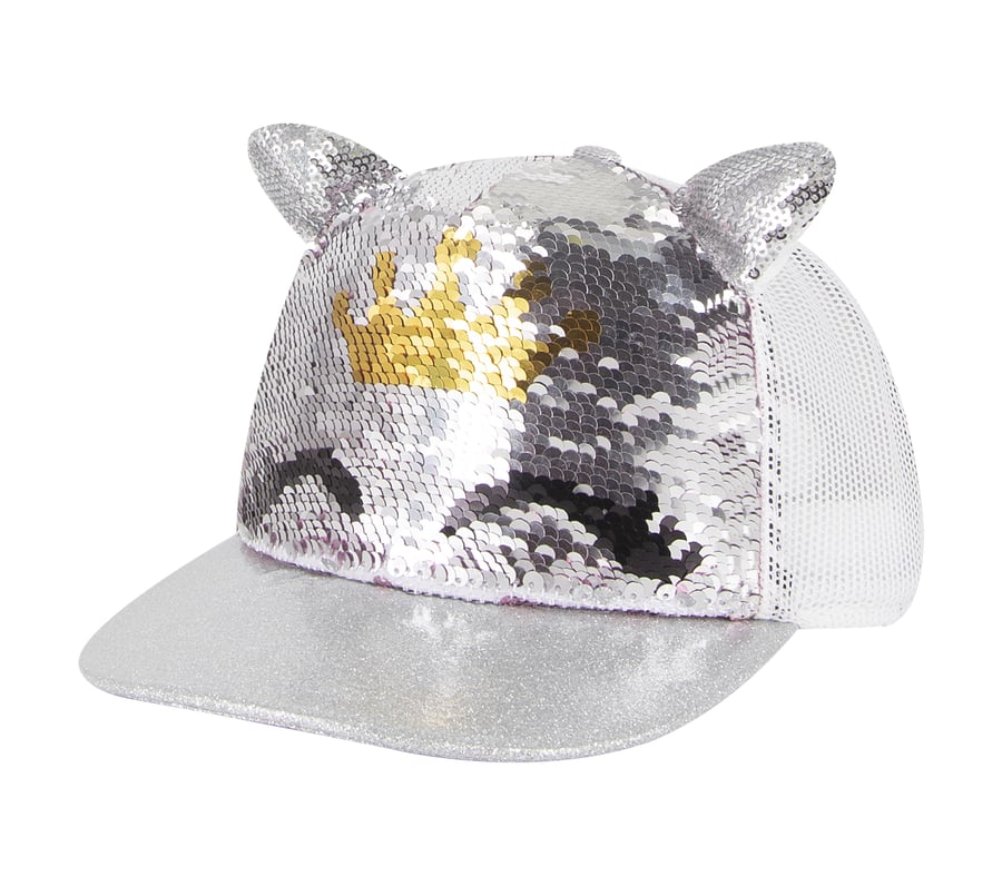 skechers caticorn sequin trucker hat