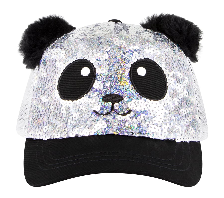 skechers sequin panda hatt