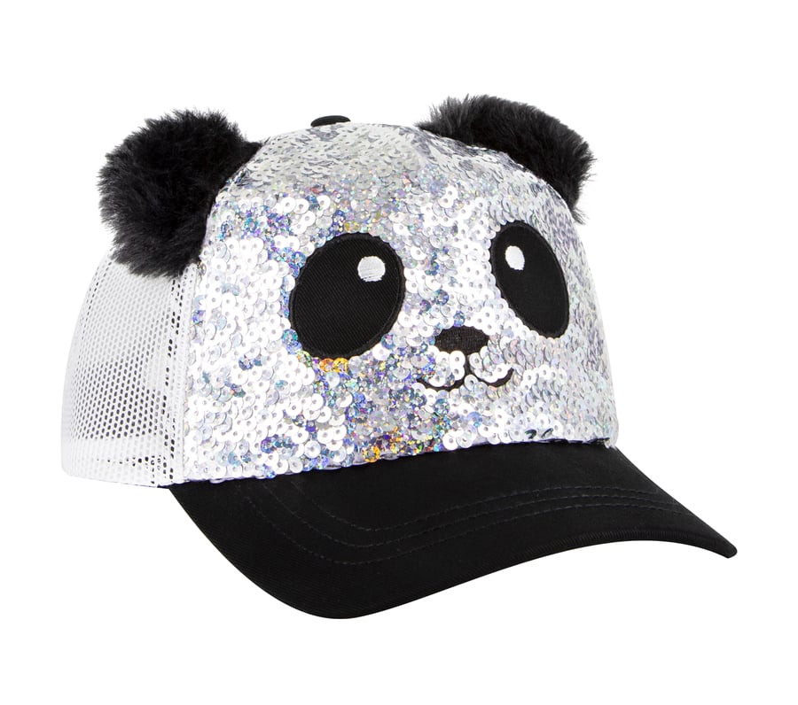 skechers sequin panda hatt