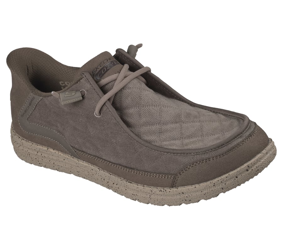 skechers slip-ins relaxed fit melson - cozy fit diamond moc