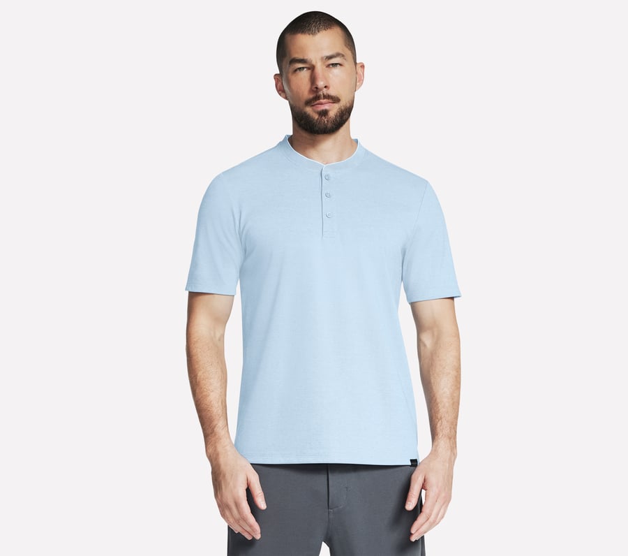 kortärmad henley för lediga tjänster