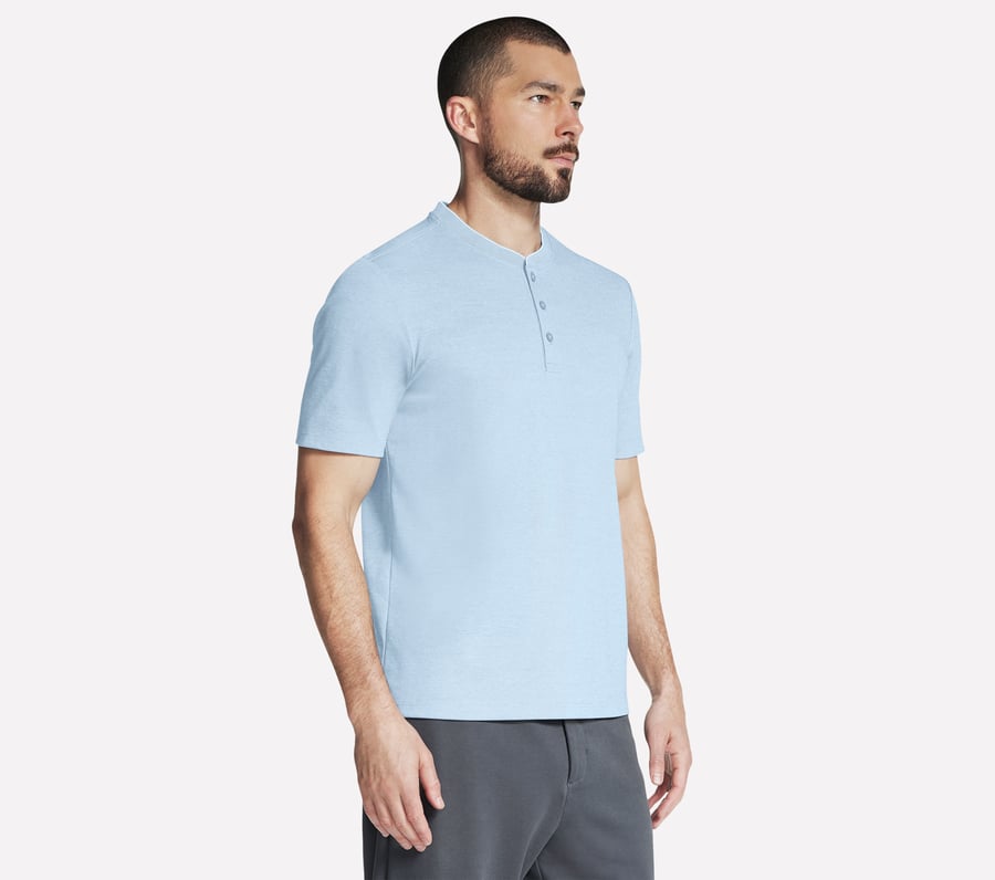 kortärmad henley för lediga tjänster