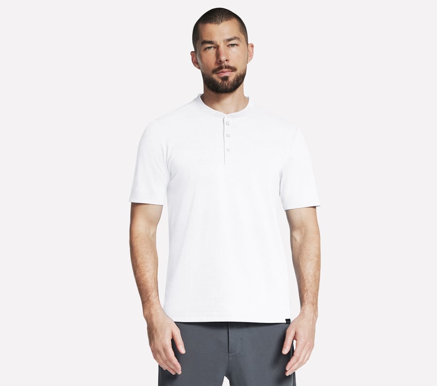 kortärmad henley för lediga tjänster